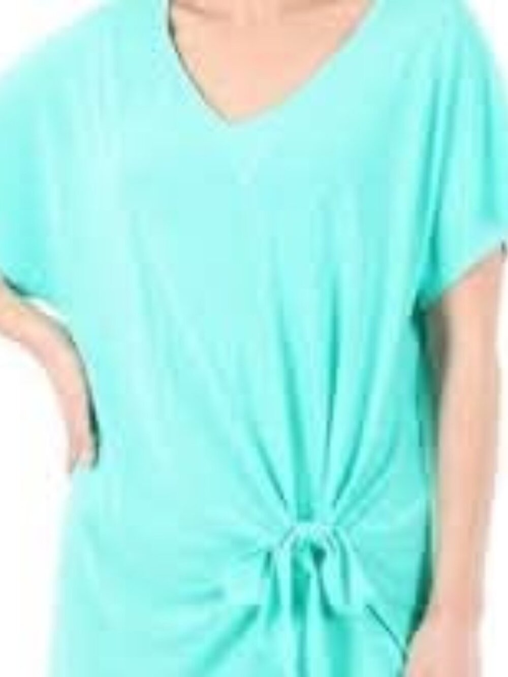Mint Green Front Tie Top